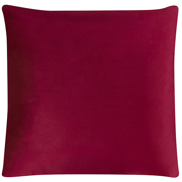 BELIANI - Lot de 2 coussins décoratifs PINUS Velours 45 x 45 cm Rouge Motif géométrique - large
