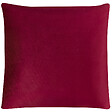 BELIANI - Lot de 2 coussins décoratifs PINUS Velours 45 x 45 cm Rouge Motif géométrique - vignette