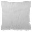 BELIANI - Lot de 2 coussins décoratifs DAISY Fourrure synthétique 45 x 45 cm Beige clair Unicolore - vignette