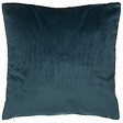 BELIANI - Lot de 2 coussins décoratifs CELOSIA Velours 45 x 45 cm Bleu paon Motif géométrique - vignette