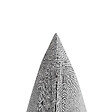 BELIANI - Lot de 2 coussins décoratifs MILAS Lin 50 x 50 cm Gris À rayure - vignette