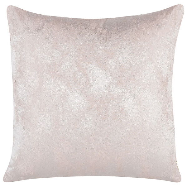 BELIANI - Lot de 2 coussins décoratifs CASSIA 45 x 45 cm Rose Motif géométrique - large