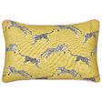 BELIANI - Lot de 2 coussins décoratifs ARALES Coton 30 x 50 cm Jaune - vignette