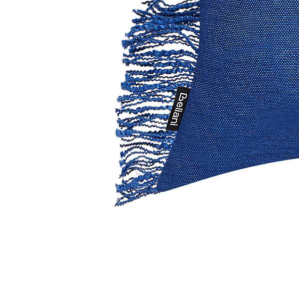 BELIANI - Lot de 2 coussins décoratifs MABA Coton 50 x 35 cm Bleu marine Unicolore - large