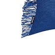 BELIANI - Lot de 2 coussins décoratifs MABA Coton 50 x 35 cm Bleu marine Unicolore - vignette
