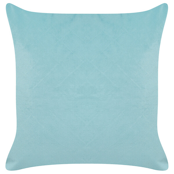 BELIANI - Lot de 2 coussins décoratifs CONEFLOWER 45 x 45 cm Bleu clair À rayure - large