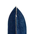 BELIANI - Lot de 2 coussins décoratifs CROCUS Velours 45 x 45 cm Bleu foncé Motif abstrait - vignette