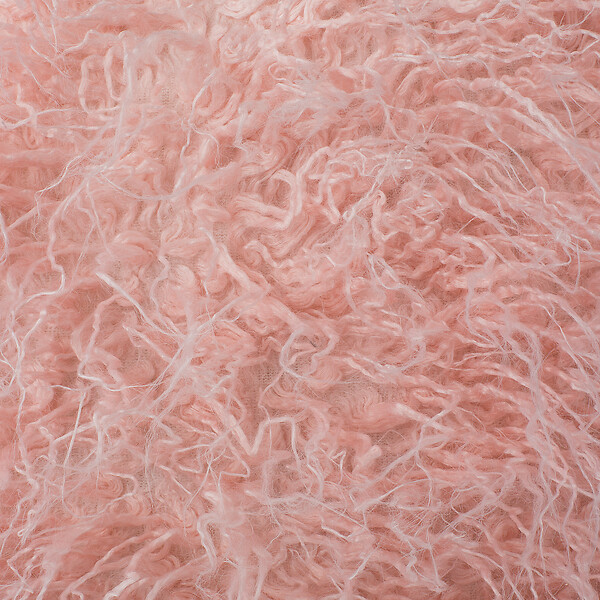 BELIANI - Lot de 2 coussins décoratifs DAISY Fourrure synthétique 45 x 45 cm Rose Unicolore - large