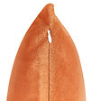 BELIANI - Lot de 2 coussins décoratifs CEROPEGIA Velours 45 x 45 cm Orange Motif géométrique - vignette