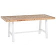 BELIANI - Table de salle à manger de jardin SCANIA 170 cm 80 cm Acacia Blanc - vignette