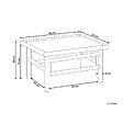 BELIANI - Table basse de jardin CERRETO Bambou Marron - vignette