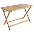 BELIANI - Table de salle à manger de jardin PROSSEDI 120 cm 60 cm Acacia Marron - vignette