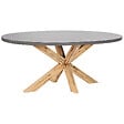 BELIANI - Table de salle à manger de jardin ORISTANO 190 cm 100 cm Béton Gris - vignette
