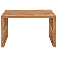 BELIANI - Table de salle à manger de jardin BELLANO 70 cm 120 cm Acacia Marron - vignette