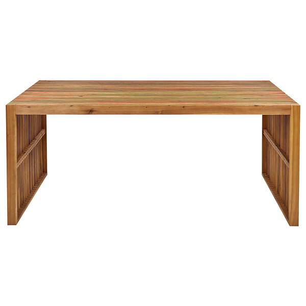 BELIANI - Table de salle à manger de jardin SULZANO 180 cm 90 cm Acacia Marron - large