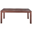 BELIANI - Table de salle à manger de jardin TUSCANIA 180 cm 100 cm Bois d\'eucalyptus Marron foncé - vignette