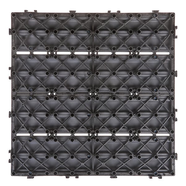 BELIANI - Caillebotis ATESSA Composite bois-plastique (WPC) Gris - large
