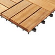 BELIANI - Caillebotis ACERENZA Bois d'acacia certifié Naturel - vignette