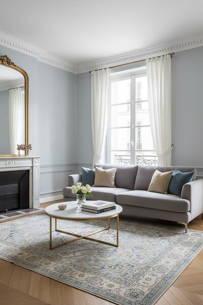 SANS - Corniche plafond C196 7 x 5,3 cm - Polyuréthane Cimaises &+ - large