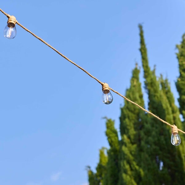 LUMISKY - Guirlande solaire FANTASY CORD HYBRID 10 ampoules 7.50M - large