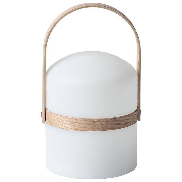 BELIANI - Lampe de table d'extérieur LED ESTERO Avec télécommande Blanc - large