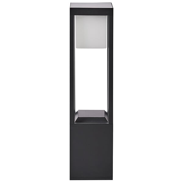 BELIANI - Borne solaire extérieure LED LOON Noir - large