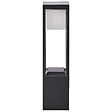 BELIANI - Borne solaire extérieure LED LOON Noir - vignette