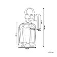 BELIANI - Lampe murale pour l'extérieur WOOLER Noir - vignette