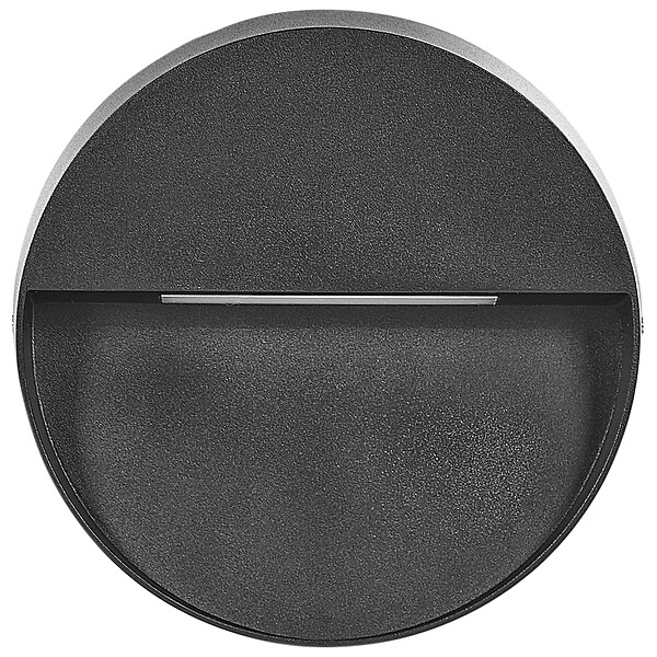 BELIANI - Lot de 2 appliques LED d'extérieur POMPTON Noir - large