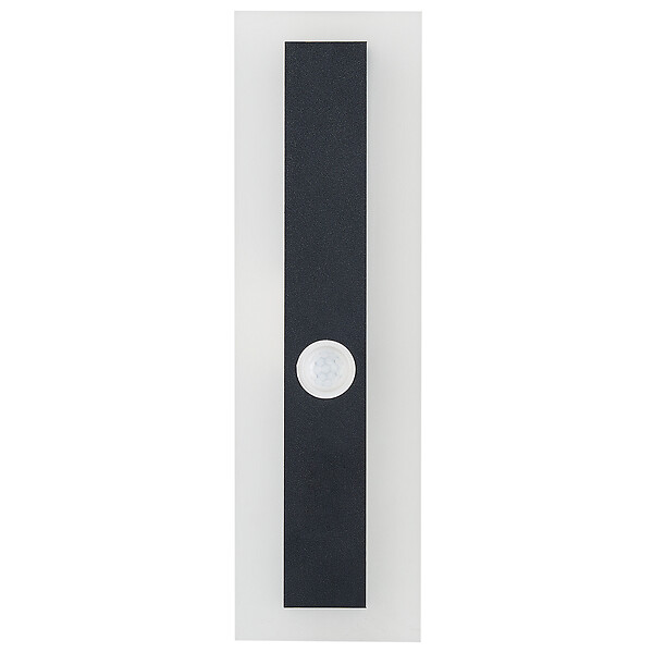 BELIANI - Lampe murale LED pour l'extérieur SAVANE Avec détecteur de mouvement Noir - large