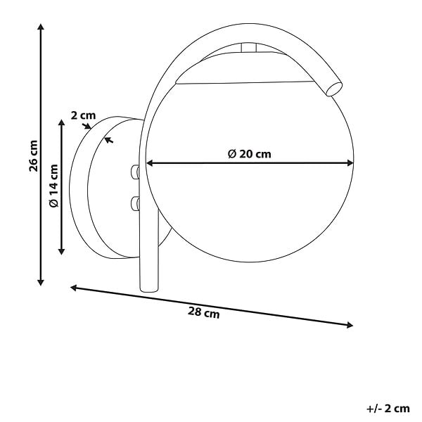 BELIANI - Lampe murale pour l'extérieur KULSI Noir - large