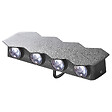 BELIANI - Lot de 2 appliques LED d'extérieur WELDON Noir - vignette
