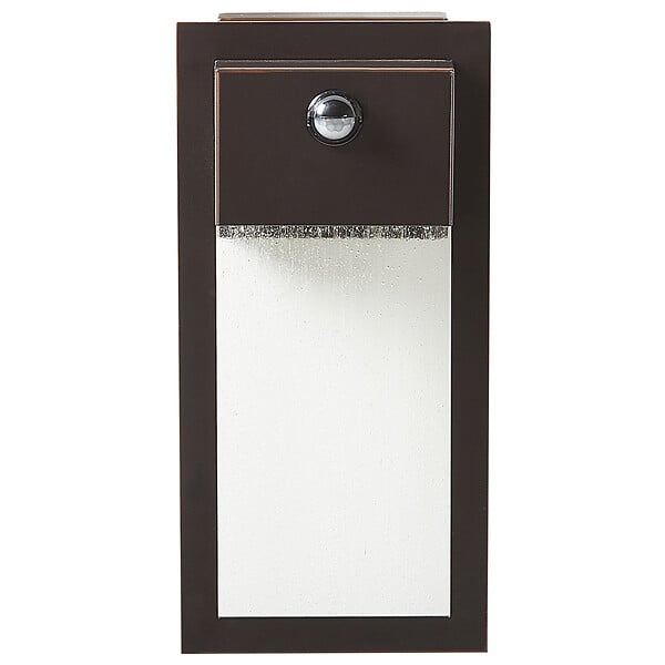 BELIANI - Lampe murale LED pour l'extérieur ELLIOT Avec détecteur de mouvement Noir - large