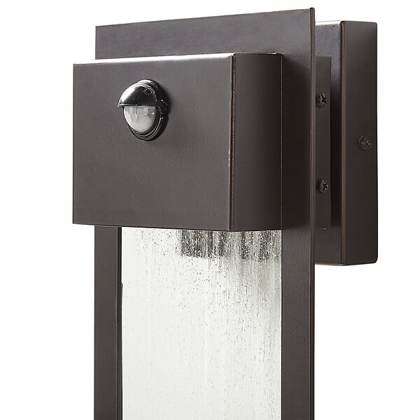BELIANI - Lampe murale LED pour l'extérieur ELLIOT Avec détecteur de mouvement Noir - large