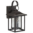 BELIANI - Lampe murale pour l'extérieur ALMOND Noir - vignette