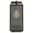 BELIANI - Lampe murale pour l'extérieur MEGGET Avec détecteur de mouvement Noir - vignette
