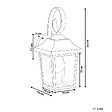 BELIANI - Lampe murale pour l'extérieur TANGON Noir - vignette