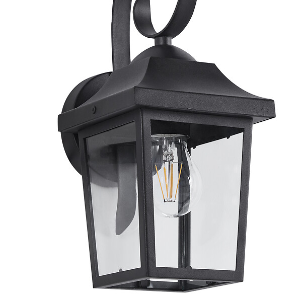 BELIANI - Lampe murale pour l'extérieur TANGON Noir - large