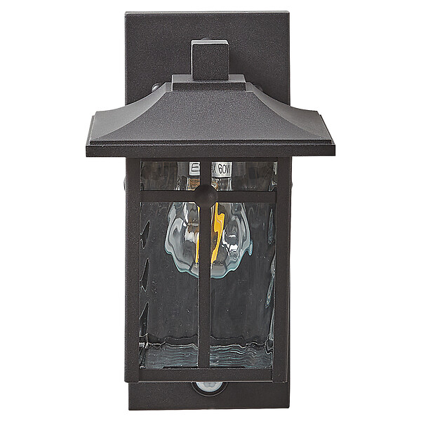 BELIANI - Lampe murale pour l'extérieur TEVIOT Avec détecteur de mouvement Noir - large