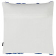 BELIANI - Lot de 2 coussins décoratifs HAZEL Coton 45 x 45 cm Blanc Motif géométrique - vignette