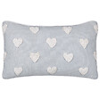 BELIANI - Lot de 2 coussins décoratifs GAZANIA Coton 30 x 50 cm Gris clair - vignette