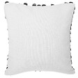 BELIANI - Lot de 2 coussins décoratifs LOBELIA Cuir PU 45 x 45 cm Noir Unicolore - vignette