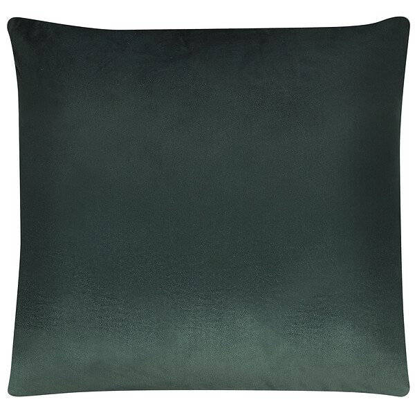 BELIANI - Lot de 2 coussins décoratifs PINUS 45 x 45 cm Velours Vert foncé Motif géométrique - large