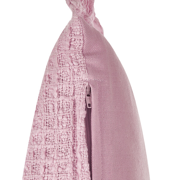 BELIANI - Lot de 2 coussins décoratifs TANSY Coton 40 x 60 cm Rose Unicolore - large