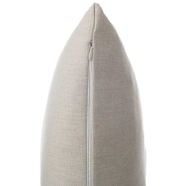 BELIANI - Lot de 2 coussins décoratifs GAURA 45 x 45 cm Beige clair Unicolore - large