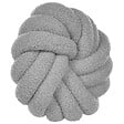 BELIANI - Lot de 2 coussins décoratifs AKOLA Bouclé 31 x 31 cm Gris Unicolore - vignette