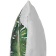 BELIANI - Lot de 2 coussins décoratifs DIANELLA 45 x 45 cm Vert foncé Motif de plante - vignette
