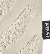BELIANI - Lot de 2 coussins décoratifs CRATAEGUS Coton 40 x 60 cm Beige clair Motif géométrique - vignette