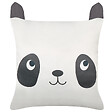 BELIANI - Lot de 2 coussins décoratifs PANDAPAW Coton 45 x 45 cm Blanc - vignette