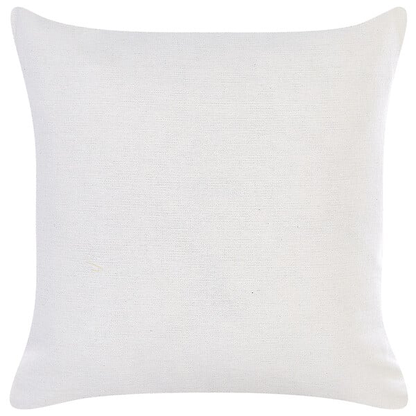 BELIANI - Lot de 2 coussins décoratifs ANEMONES Velours 45 x 45 cm Rose pastel Motif floral - large